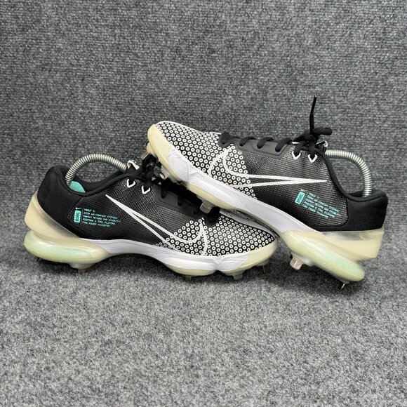 Nike Force Zoom Trout 7 Pro Baseball Cleats Men's Size 8.5 Black White Athletic - Picture 8 of 13